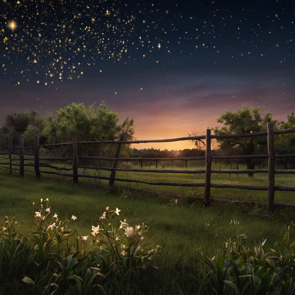 Misty Farm Landscape with Windmill and Cows My Store