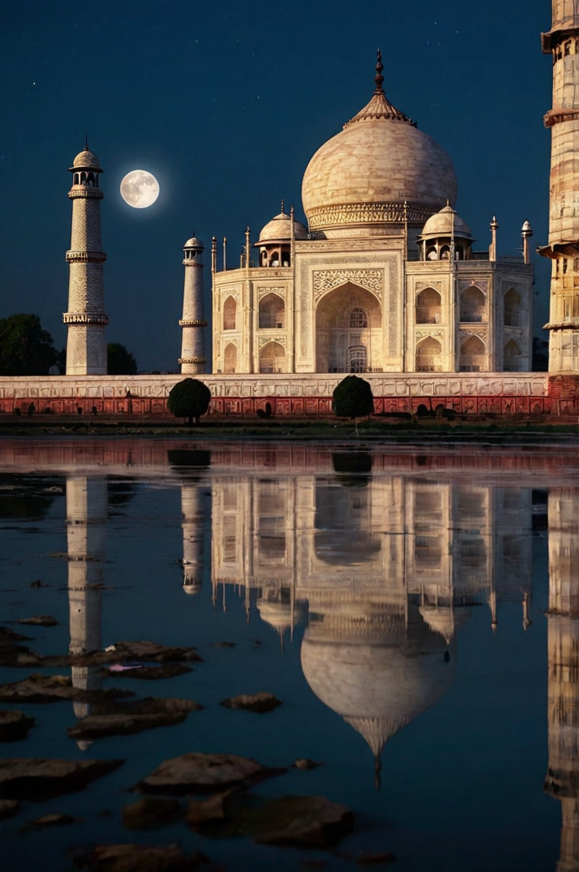 Taj Mahal – Eternal Moonlit Reflection