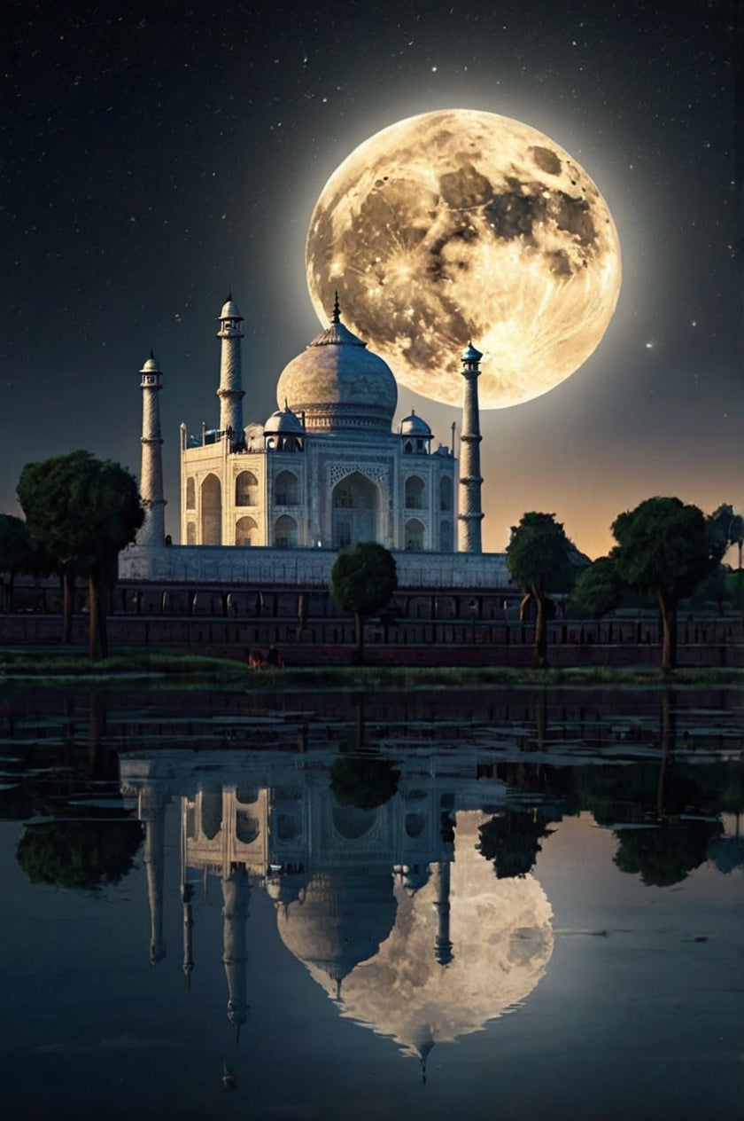 Taj Mahal – Eternal Moonlit Reflection