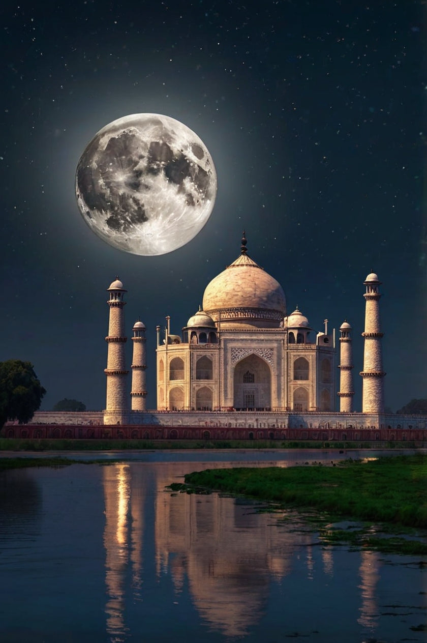 Taj Mahal – Eternal Moonlit Reflection