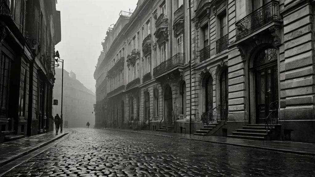 Foggy Cobblestone Memories My Store