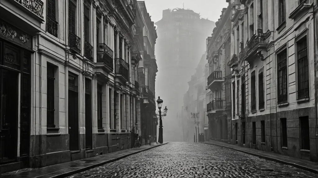 Foggy Cobblestone Memories My Store