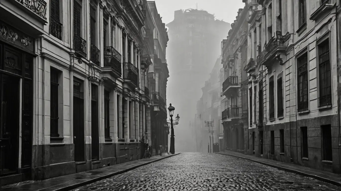 Foggy Cobblestone Memories My Store