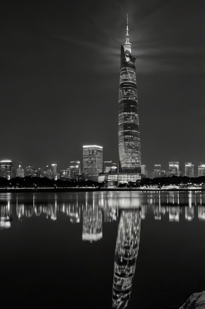 Oriental Pearl Tower Skyline, Shanghai