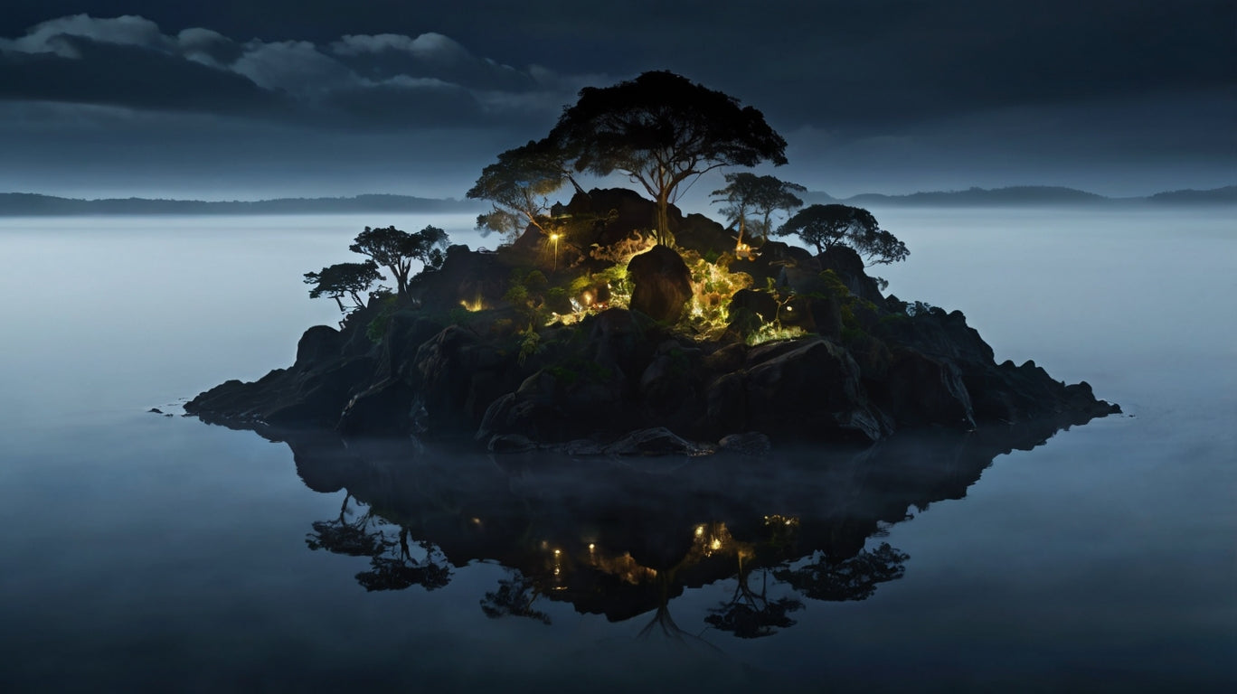 The Lonely Treehouse Under the Storm