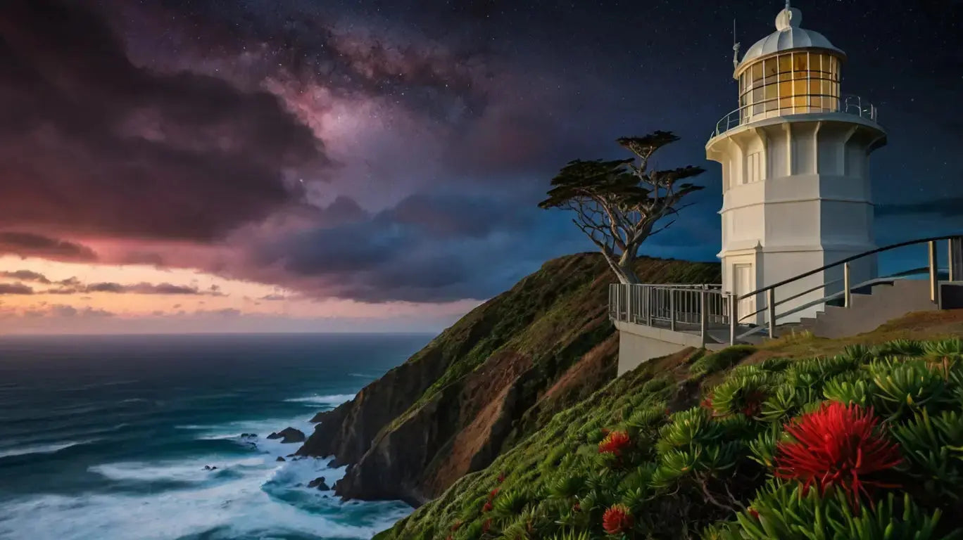 Sunset Cliff Ocean Wall Decor My Store