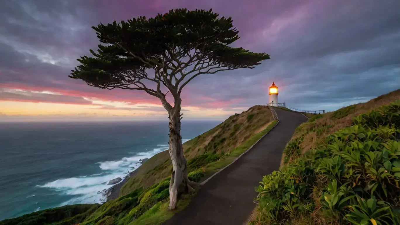 Sunset Cliff Ocean Wall Decor My Store