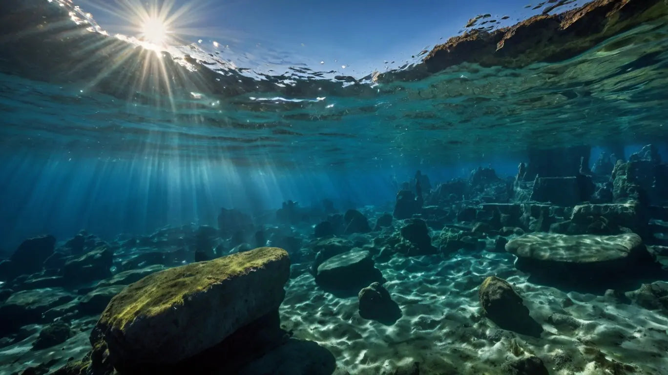 Underwater Sunlight Reef Photograph My Store