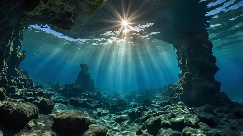 Underwater Sunlight Reef Photograph My Store