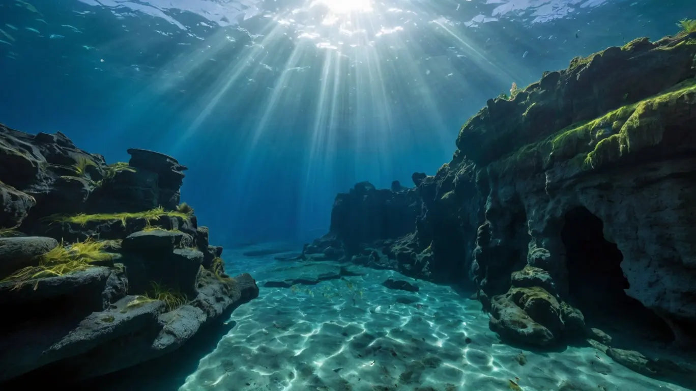 Underwater Sunlight Reef Photograph My Store