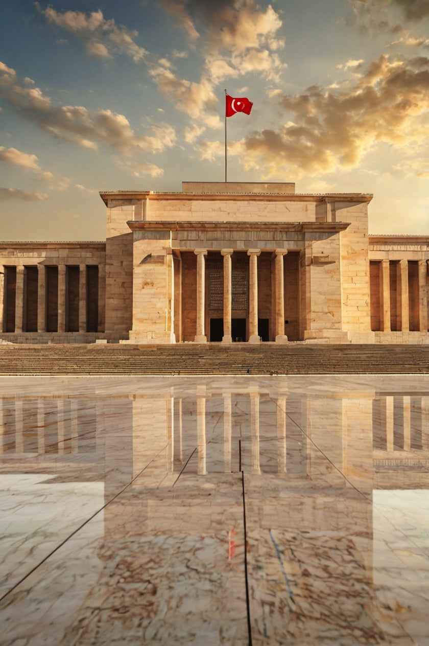 Turkey’s Grand Mausoleum at Sunset