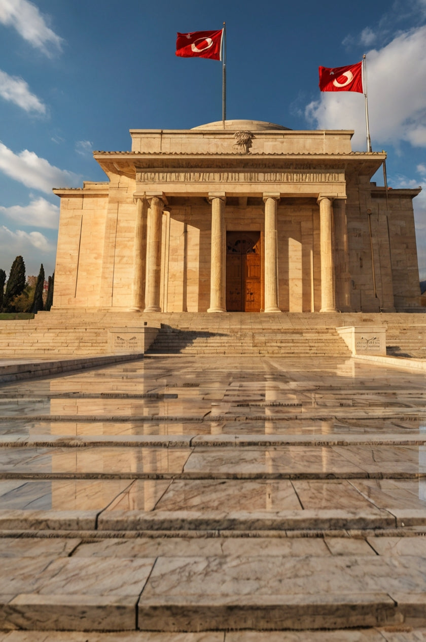 Turkey’s Grand Mausoleum at Sunset