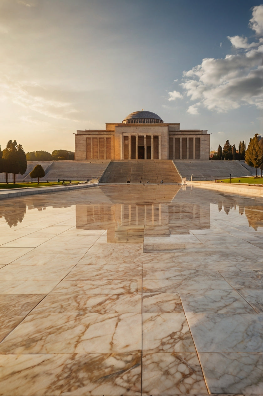 Turkey’s Grand Mausoleum at Sunset