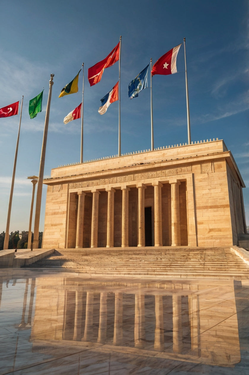 Turkey’s Grand Mausoleum at Sunset