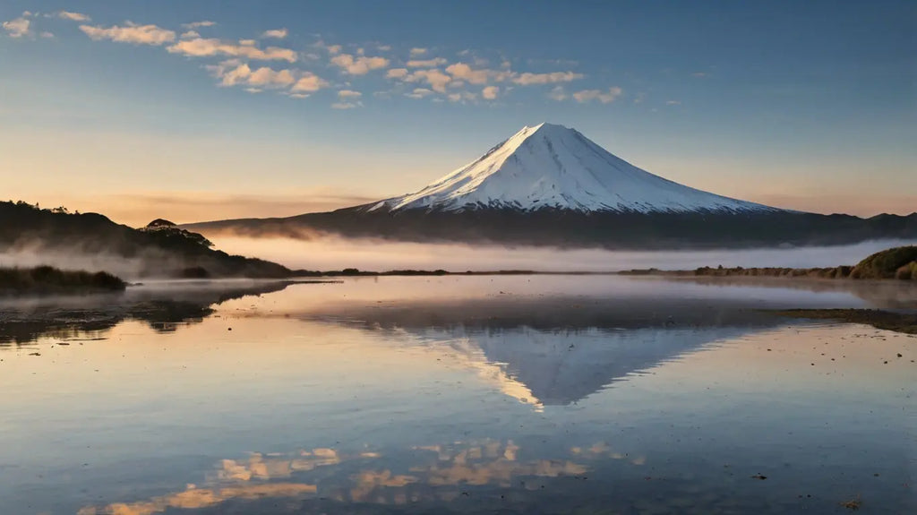 Snow-Capped Mountain with Reflection My Store