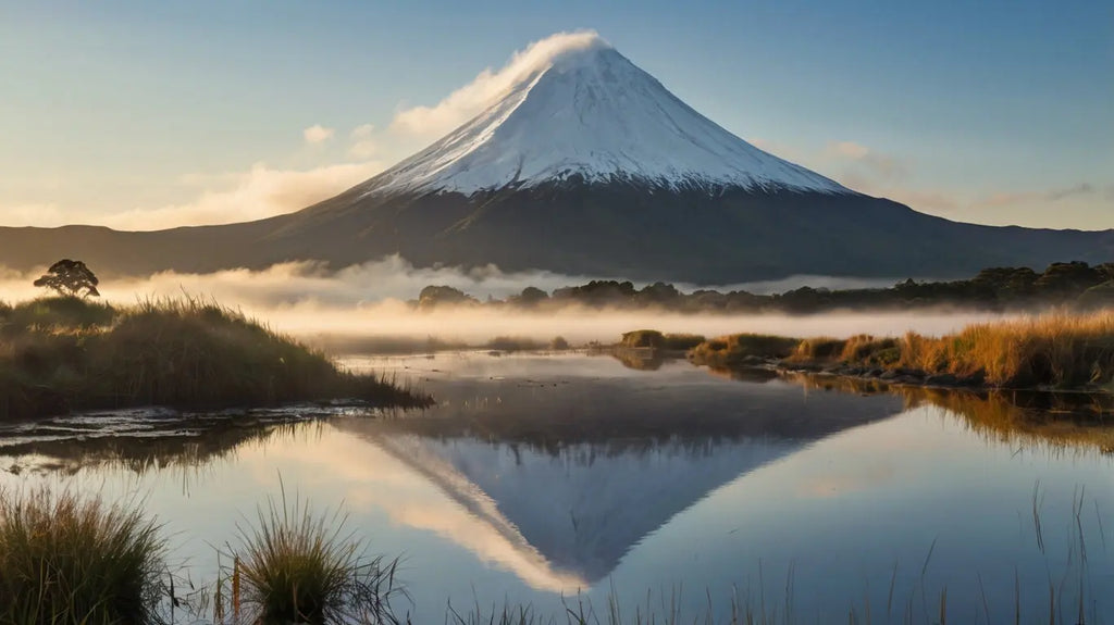 Snow-Capped Mountain with Reflection My Store