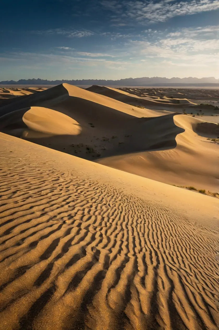 Golden Desert Dune Landscape Decor My Store