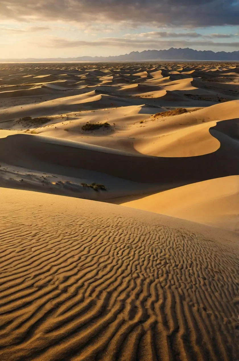 Golden Desert Dune Landscape Decor My Store