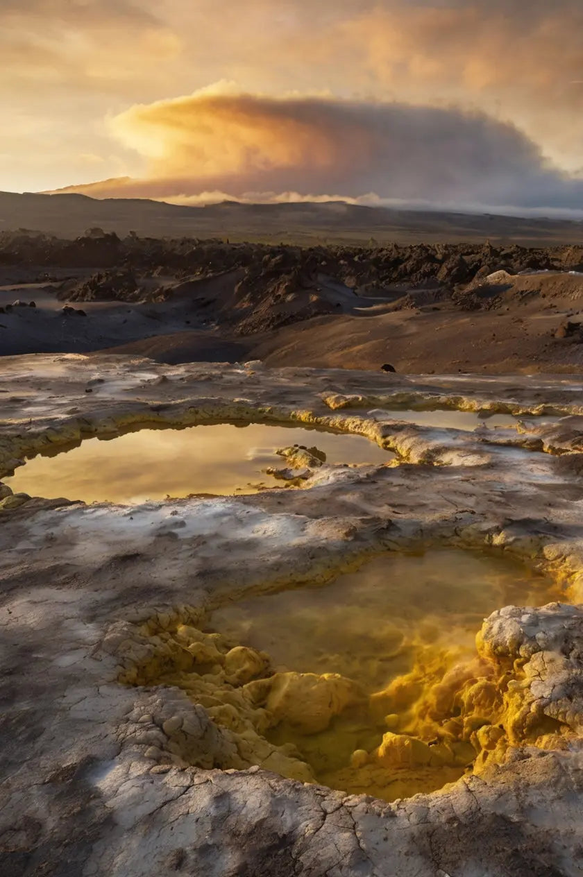 Vivid Geothermal Pool Photograph My Store