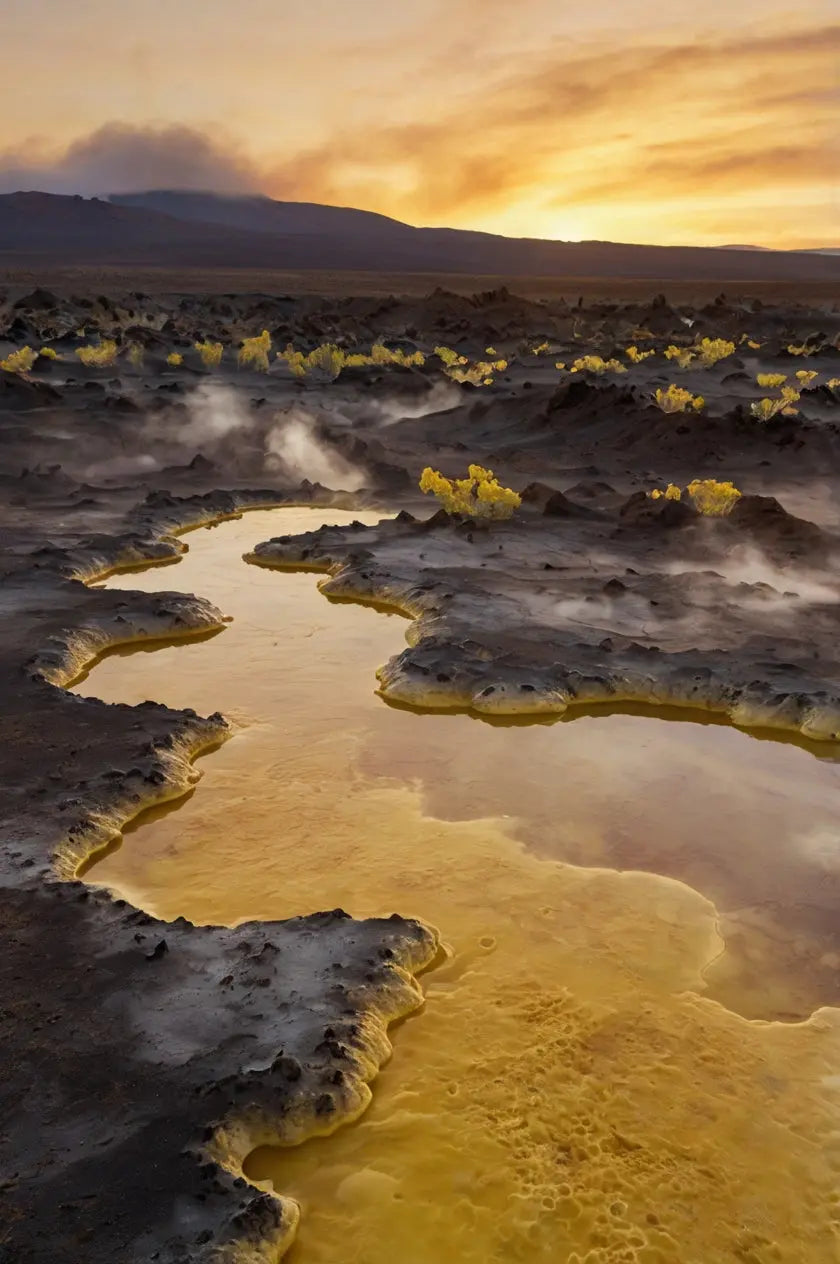 Vivid Geothermal Pool Photograph My Store