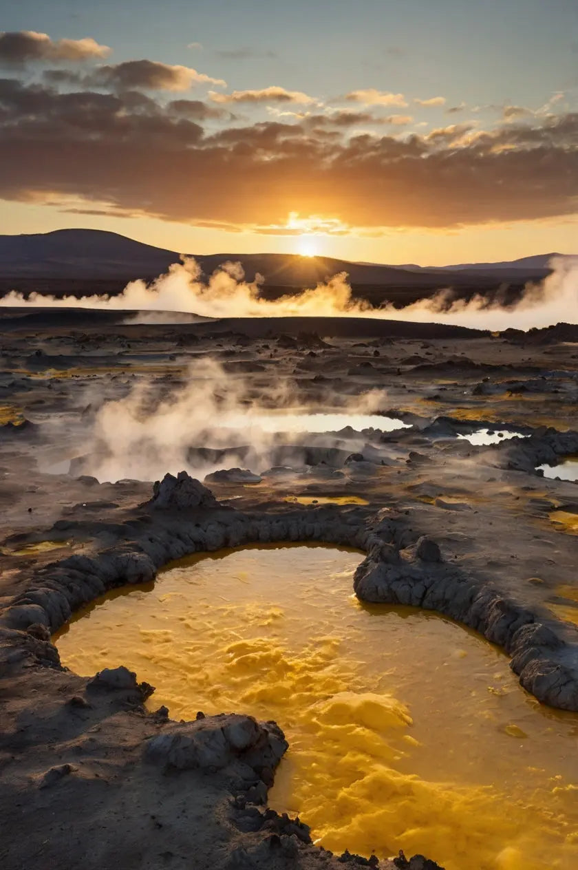Vivid Geothermal Pool Photograph My Store
