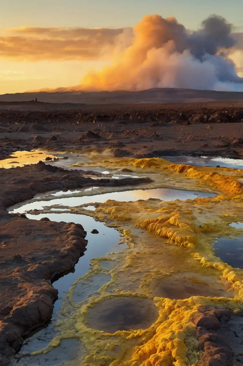 Vivid Geothermal Pool Photograph My Store