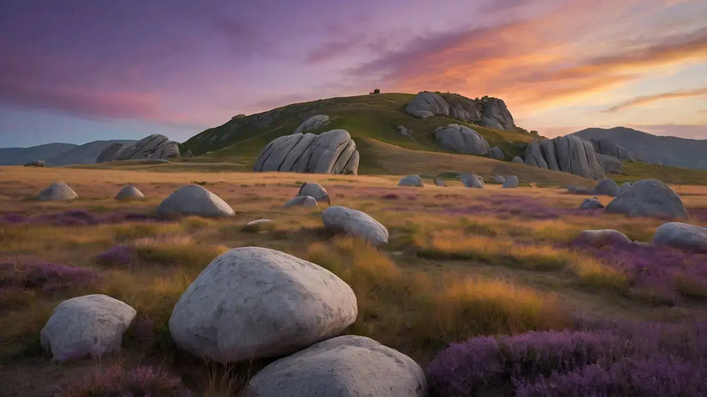 Sunset Rock Formation Art Print My Store