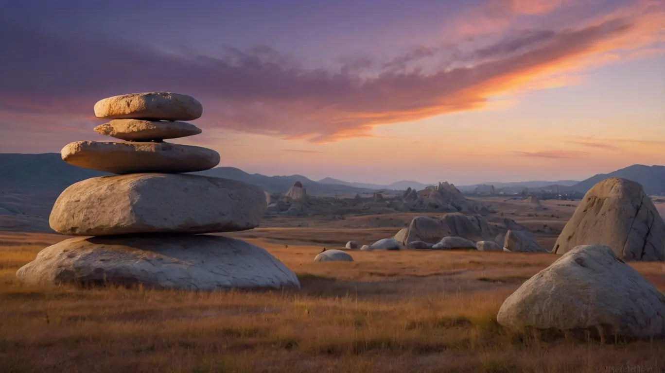 Sunset Rock Formation Art Print My Store