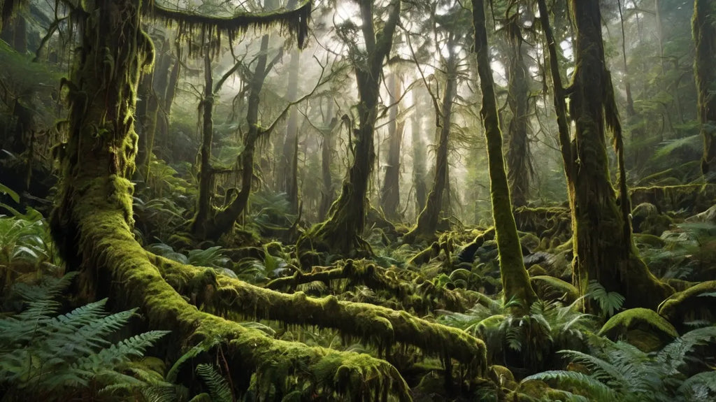 Mossy Forest Canvas - Enchanted Woodland Photography My Store