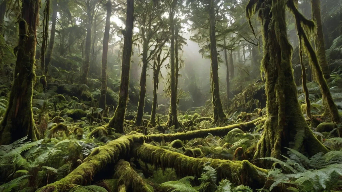 Mossy Forest Canvas - Enchanted Woodland Photography My Store
