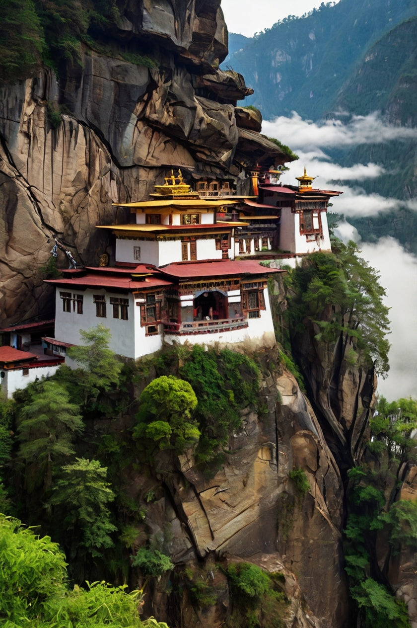 Thiksey Monastery Majesty – Himalayan Buddhist Fortress at Dawn