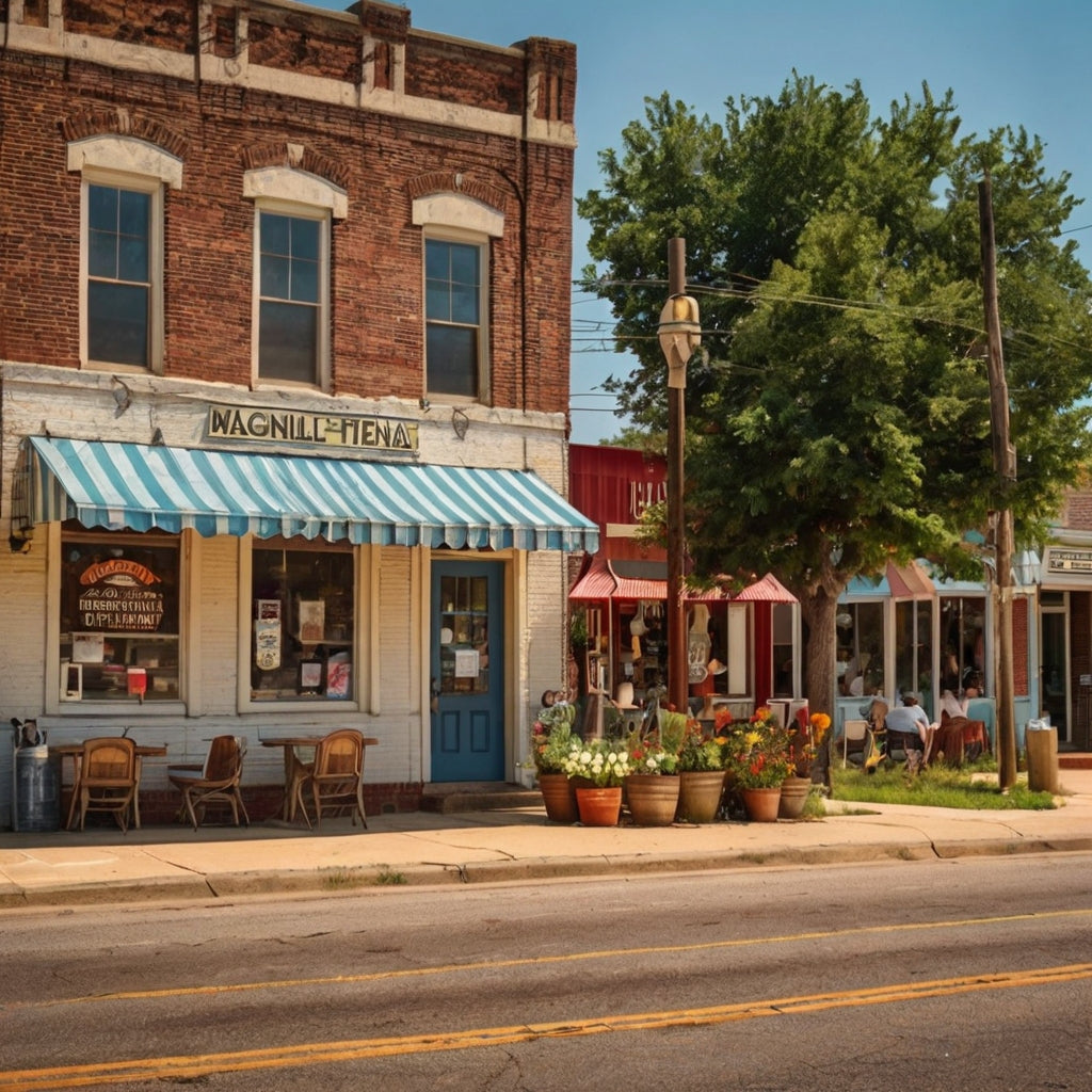 Maggla street with Classic Car