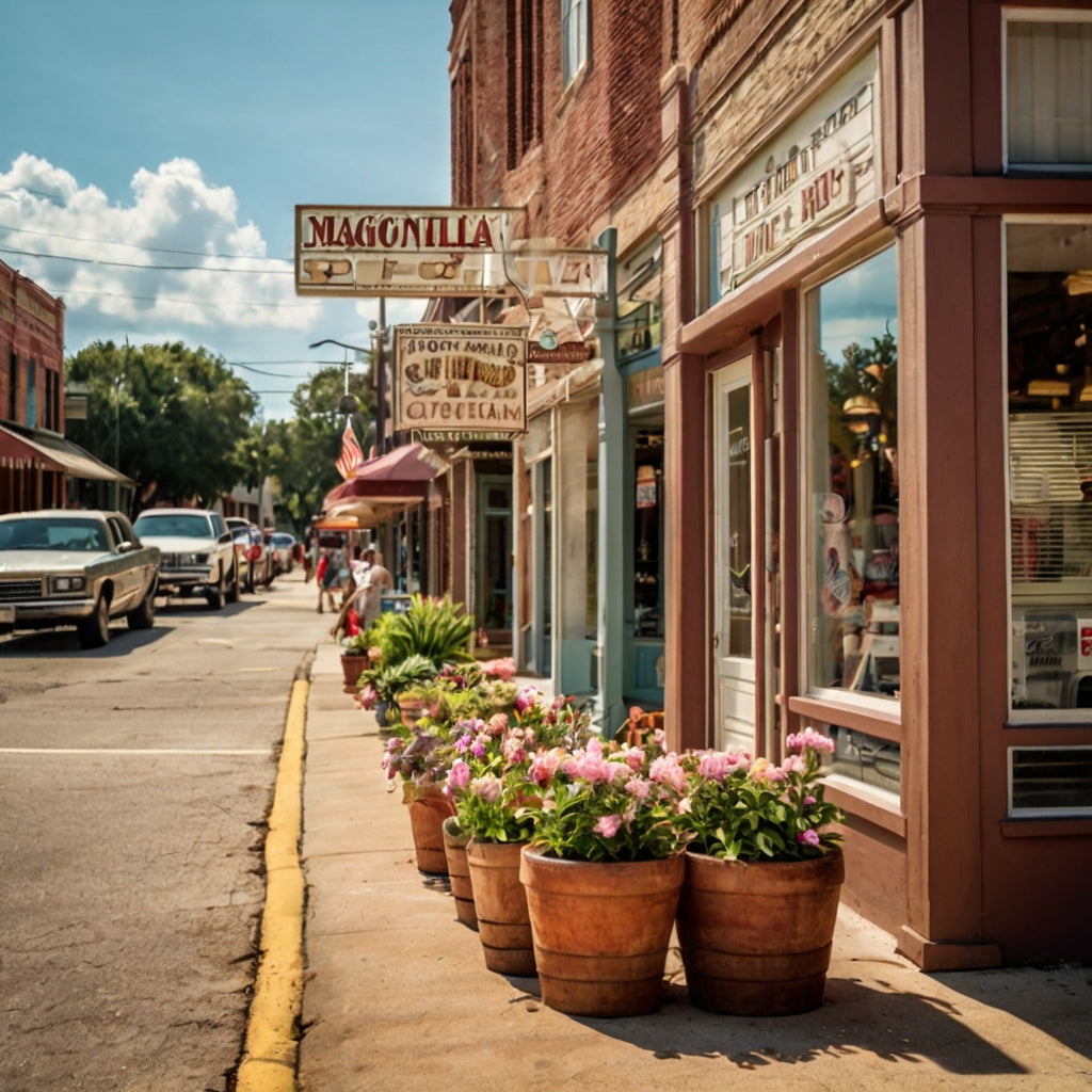 Maggla street with Classic Car