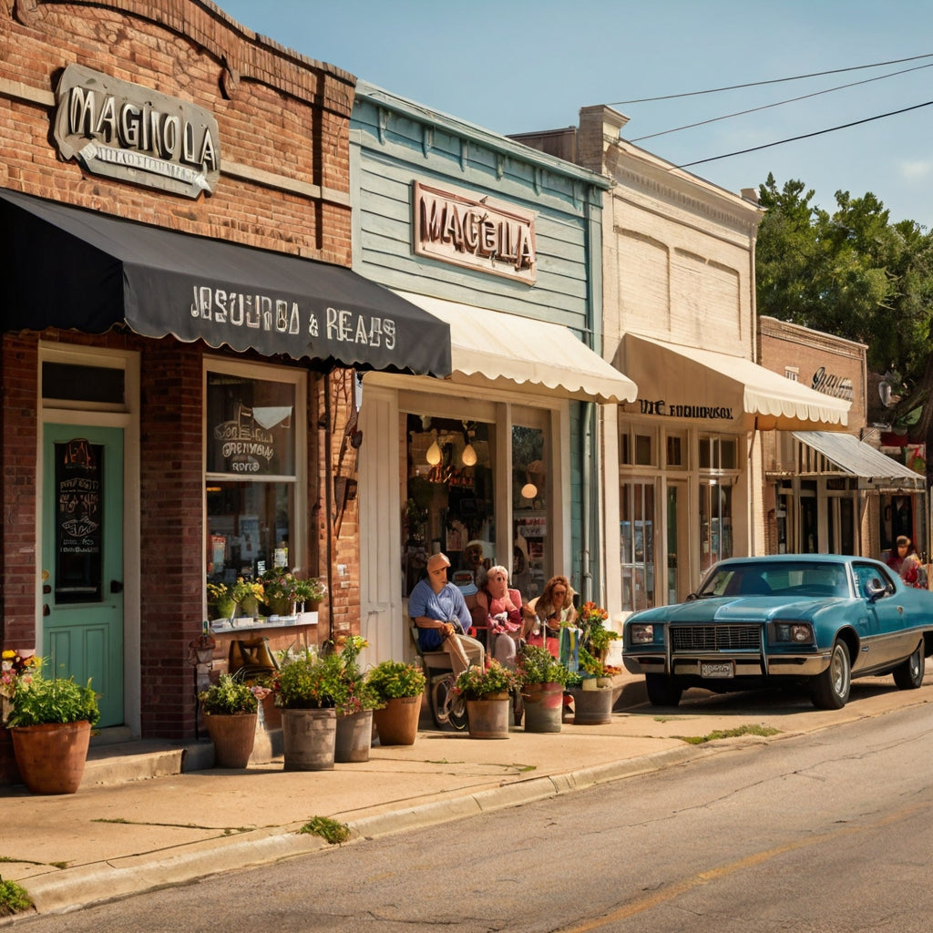 Maggla street with Classic Car