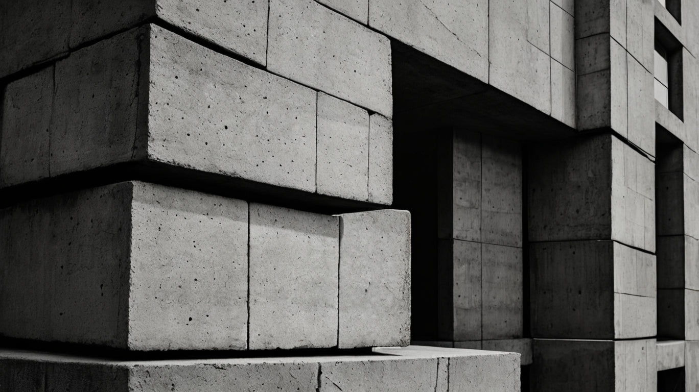 Brutalist Concrete Wave