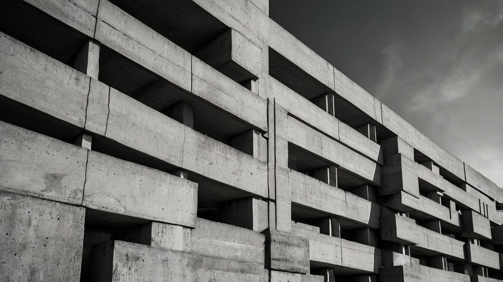 Brutalist Concrete Wave
