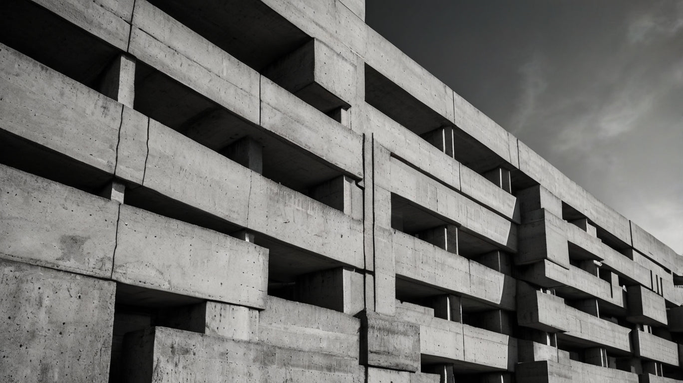 Brutalist Concrete Wave