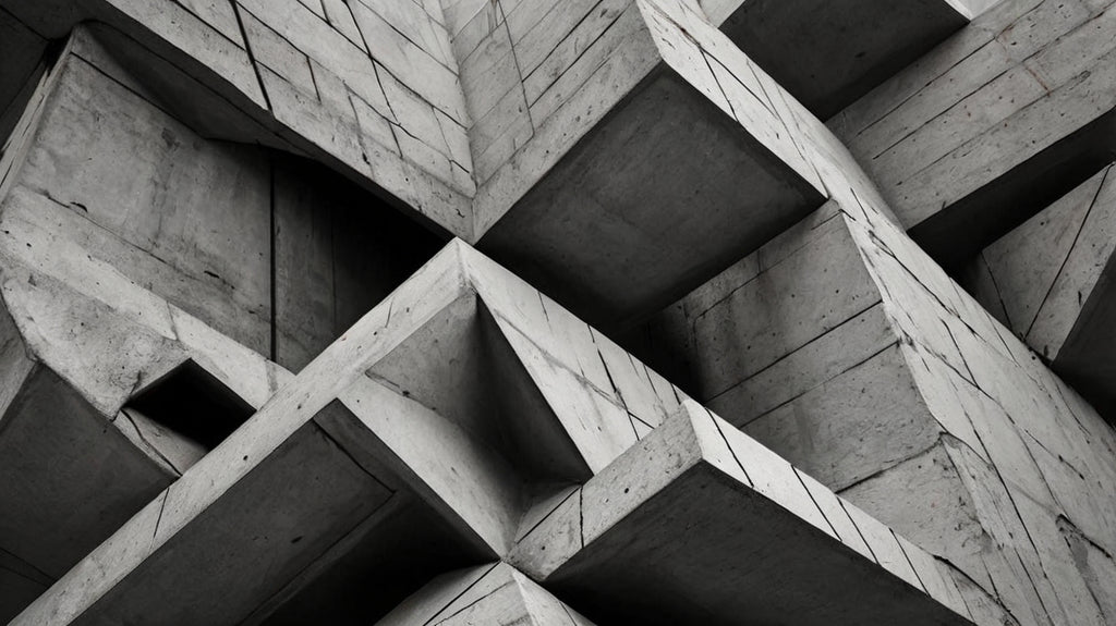 Brutalist Concrete Wave