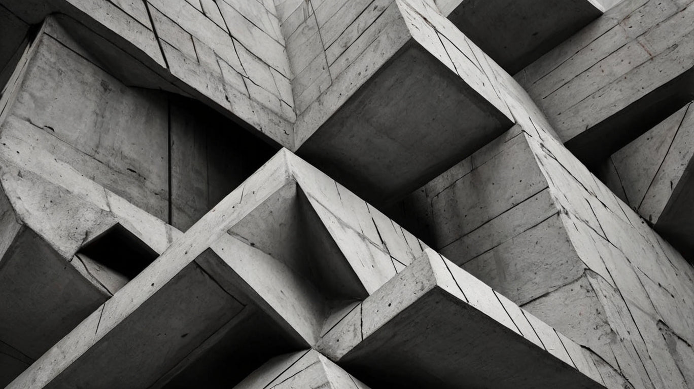 Brutalist Concrete Wave