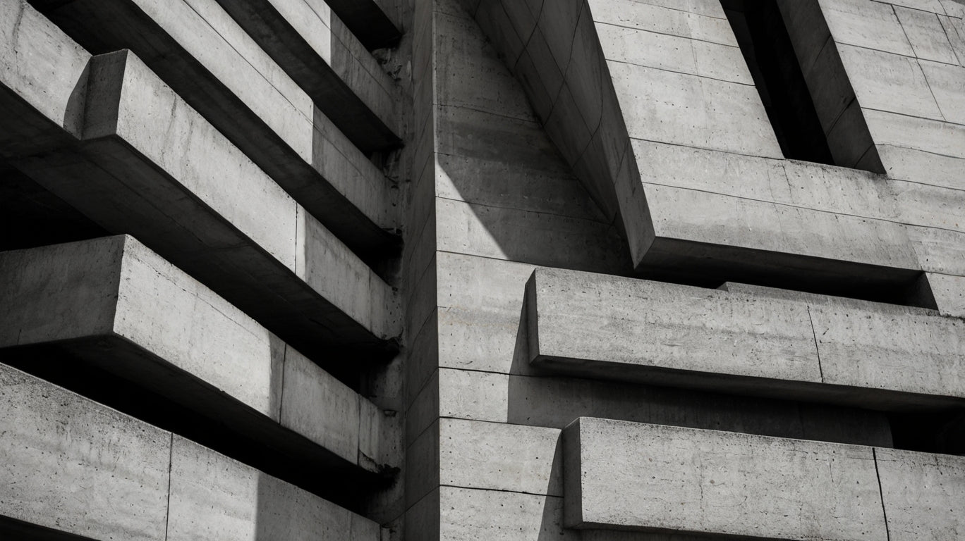 Brutalist Concrete Wave