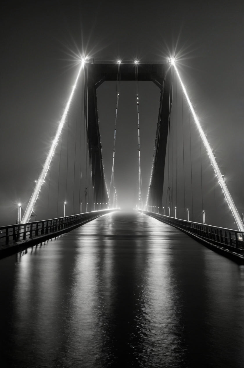 Bridge in fog