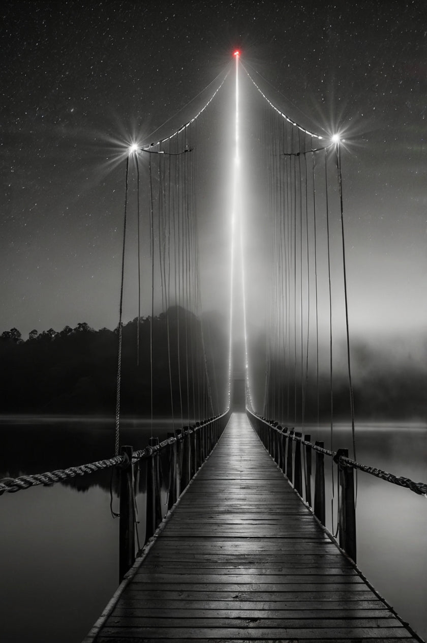 Bridge in fog