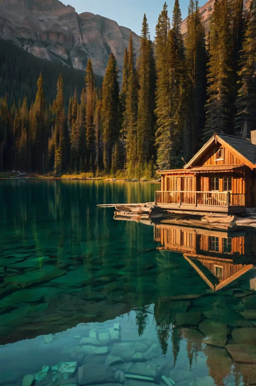 Mystic Moonlit Forest Canvas Print My Store