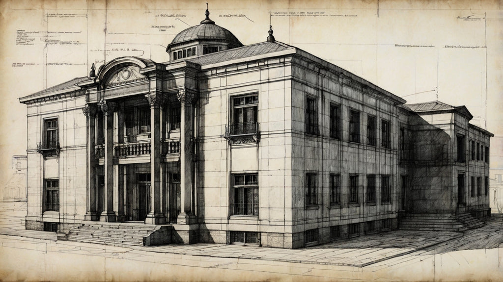 Colonial-era tropical house elevations