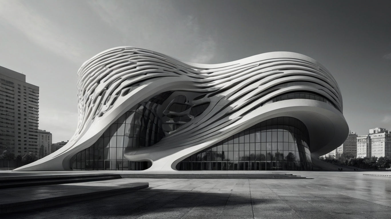 Organic modern building