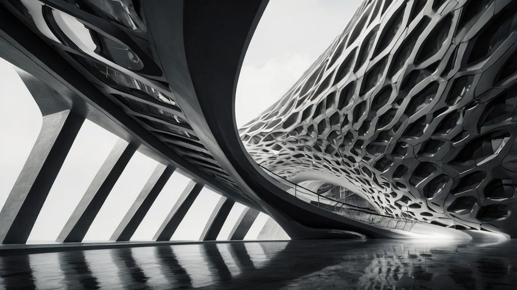 Organic modern building