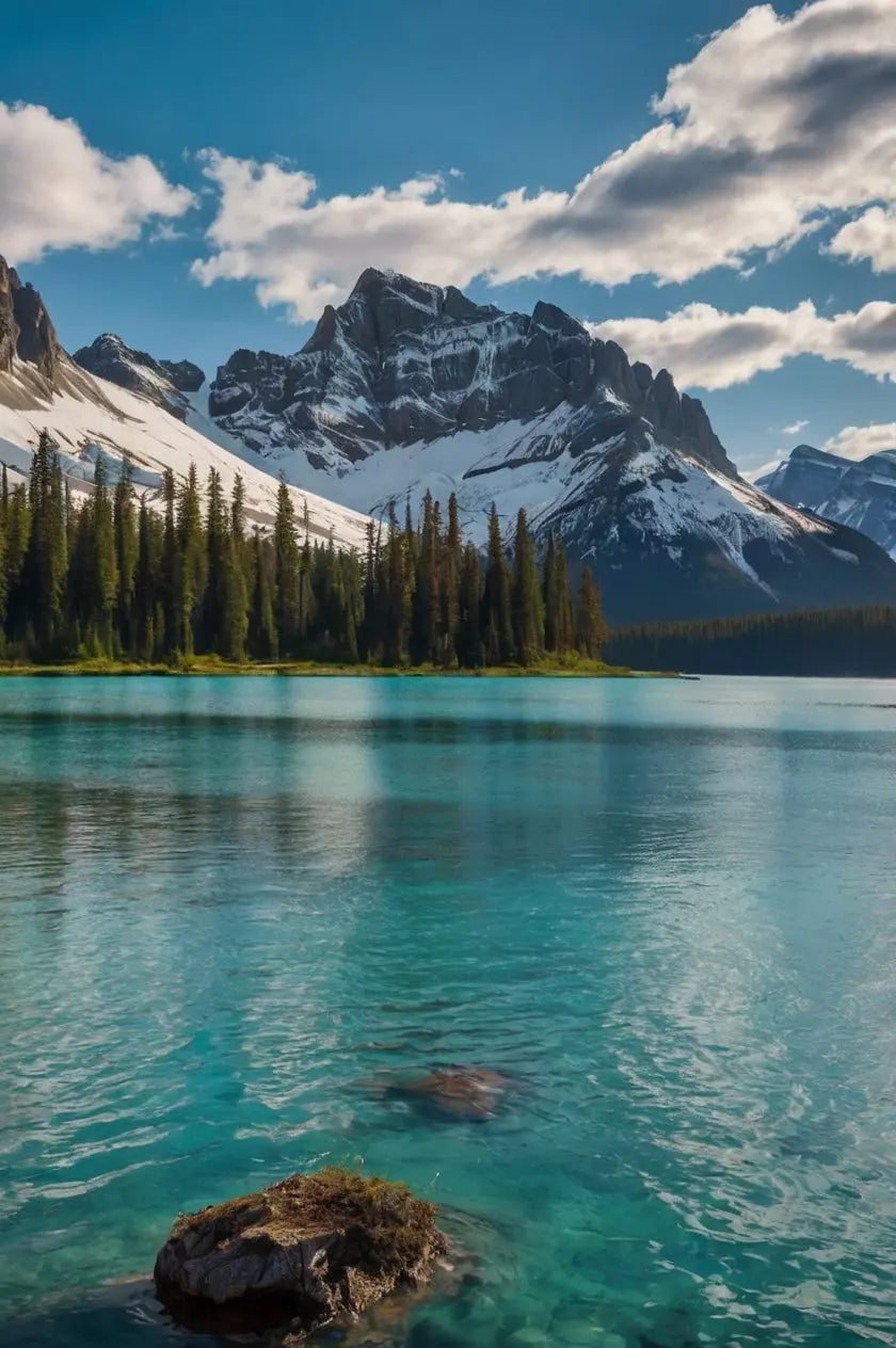 Crystal Mountain Lake Canvas My Store