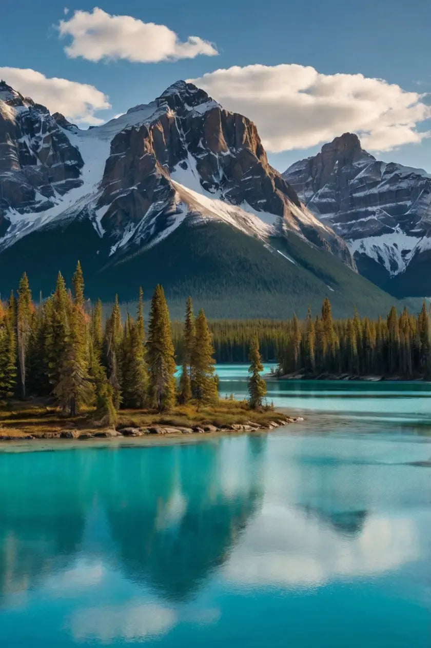 Crystal Mountain Lake Canvas My Store