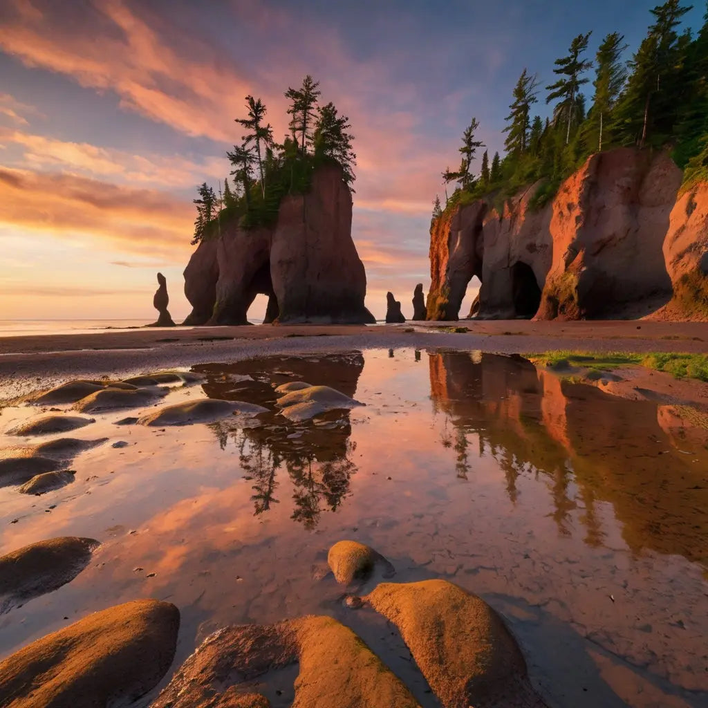 Sunset Rock Formations Print My Store