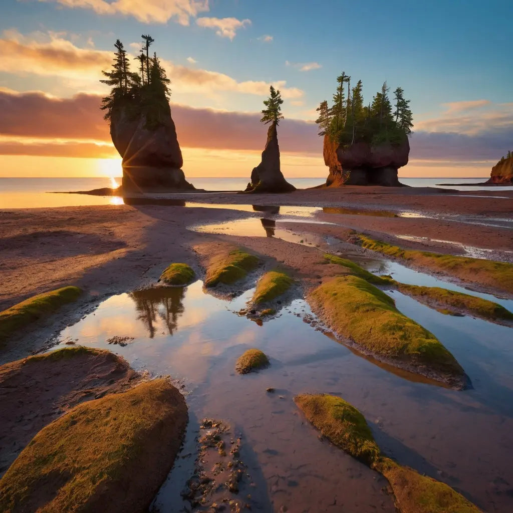 Sunset Rock Formations Print My Store